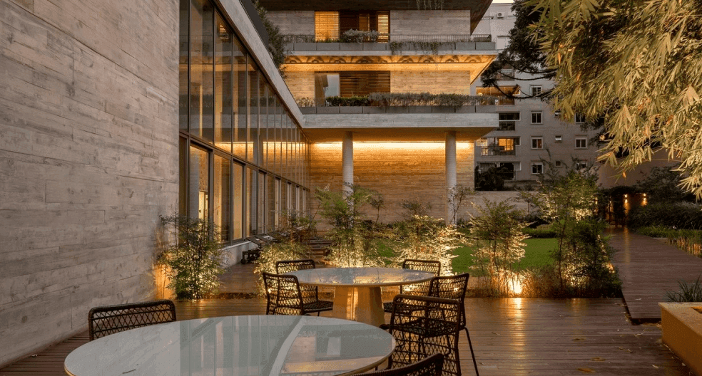 Iluminação das áreas comuns em LED